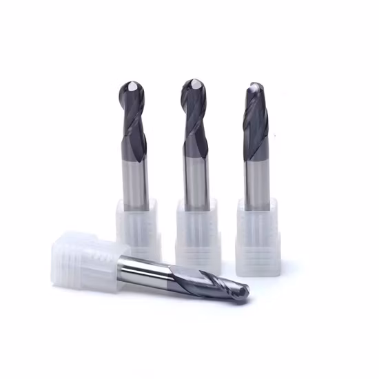 Frese in metallo duro integrale per la lavorazione dei metalli Fresa a punta sferica