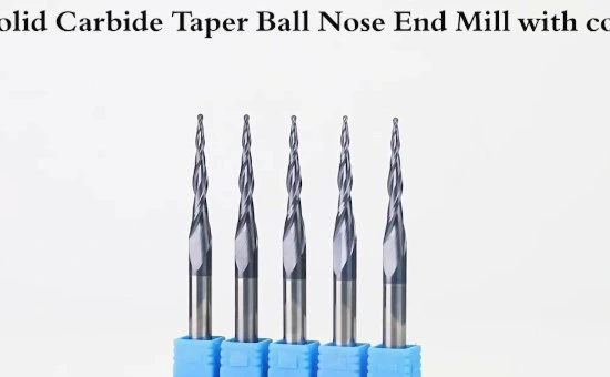 Bfl Utensili da taglio per tornio CNC Flauto a spirale Taper Ball Nose Fresa per legno 3D